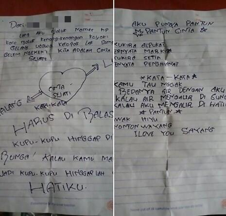 Surat Cinta Lebay Anak Kelas 3 SD