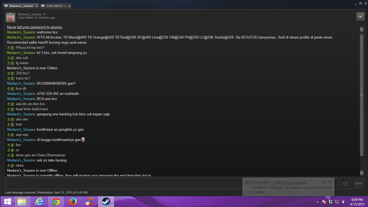 &#91; PENIPU GAME ONLINE DOTA 2 &#93; 