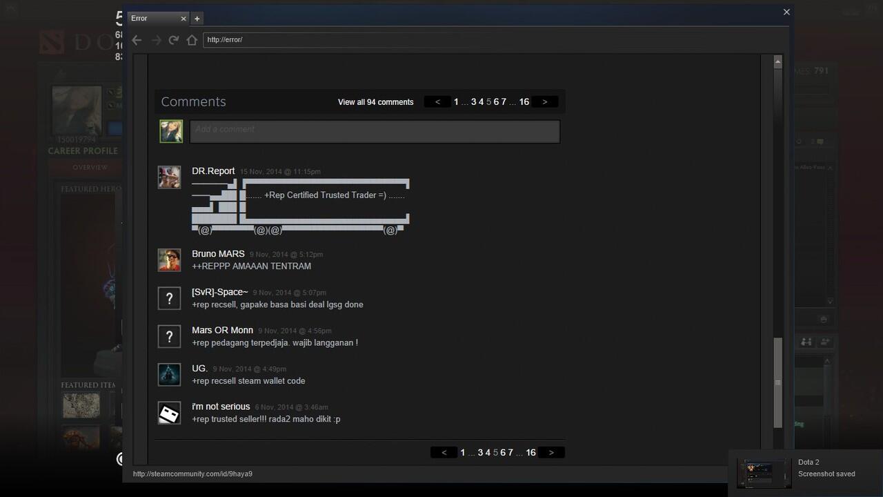 &#91; PENIPU GAME ONLINE DOTA 2 &#93; 