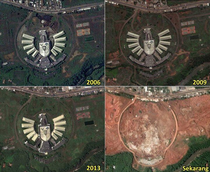 Kemegahan gedung Garuda kini tinggal kenangan