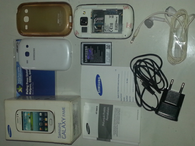 Samsung Galaxy Fame GT-S6810 White ada flash