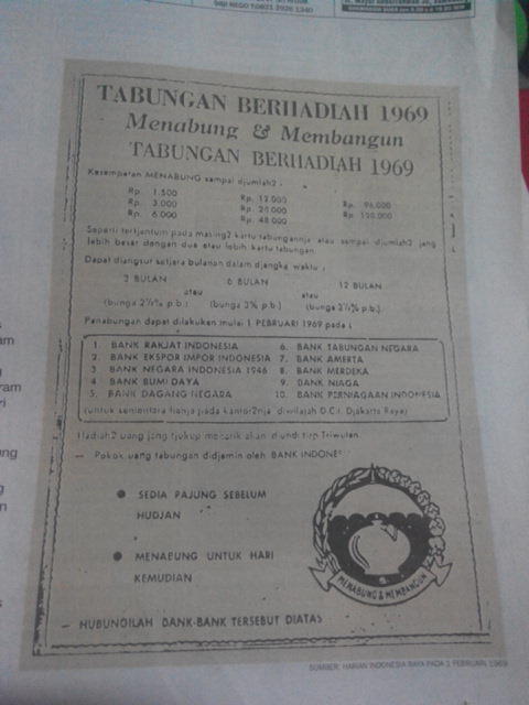 Kapan budaya menabung diperkenalkan pertama kali