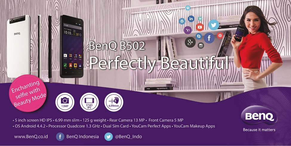 &#91;REVIEW&#93; BenQ B502: Smartphone Tipis Pertama dari BenQ