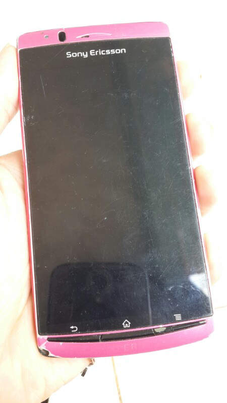 DIJUAL XPERIA ARC S PINK LT18i BATANGAN MURAH