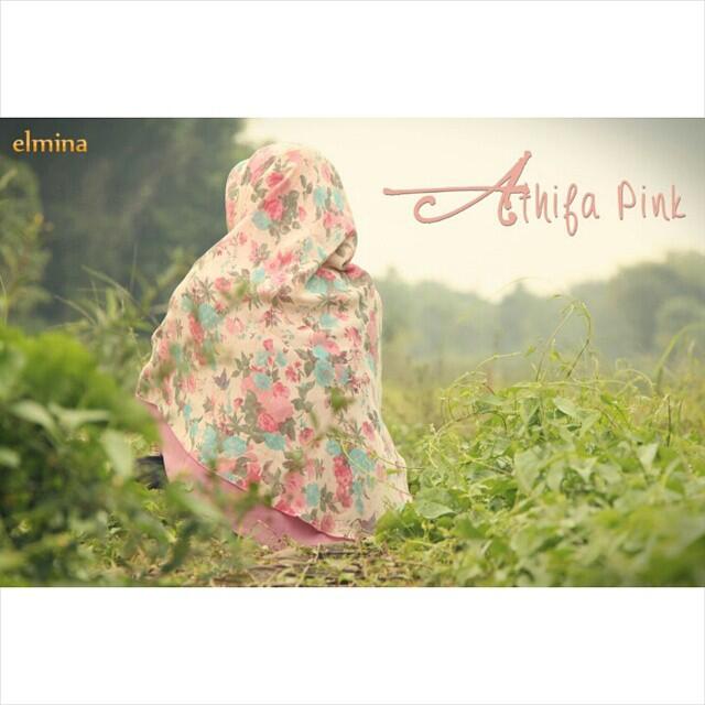 Terjual jilbab elmina berbagai pilihan motif dan warna 