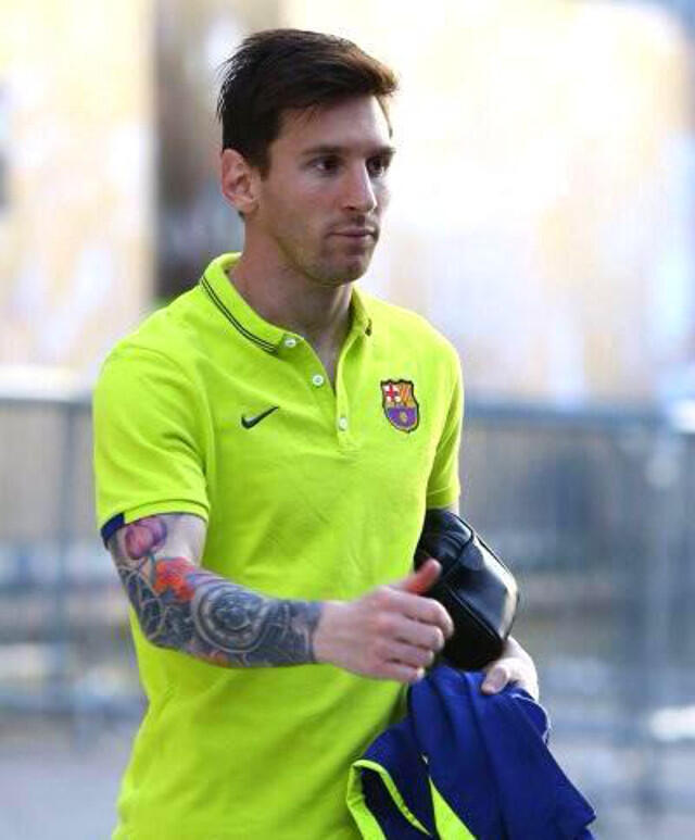 Messi Pamer Tato Lengan Baru
