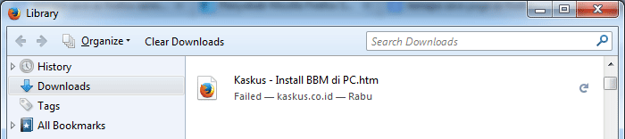 &#91;ASK&#93; Kenapa Save Page Firefox Sering Failed?