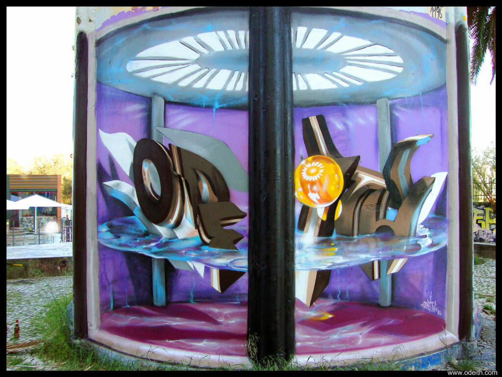 Ada yang bisa ngalahin grafiti dahsyat ini
