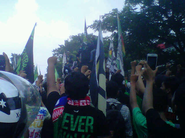 Bonek Persebaya 1927 Gabung dengan GP Ansor Demo Kongres PSSI Besok