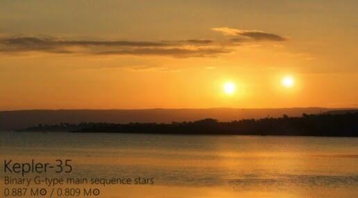 WOW!!! Inilah Pemandangan Sunset Jika Matahari Diganti Dengan Bintang Lain