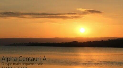 WOW!!! Inilah Pemandangan Sunset Jika Matahari Diganti Dengan Bintang Lain