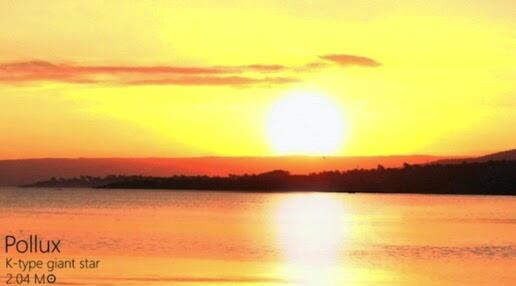 WOW!!! Inilah Pemandangan Sunset Jika Matahari Diganti Dengan Bintang Lain