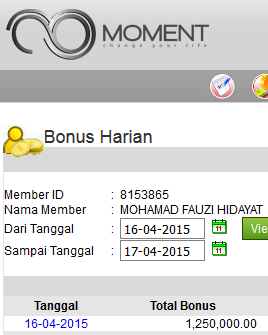 Kenapa bonus Moment yang saya terima beda dengan yang saya perkirakan...