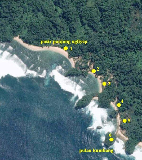 &#91;CATPER&#93; Pantai Pasir Panjang Ngliyep, Malang Jawa-Timur