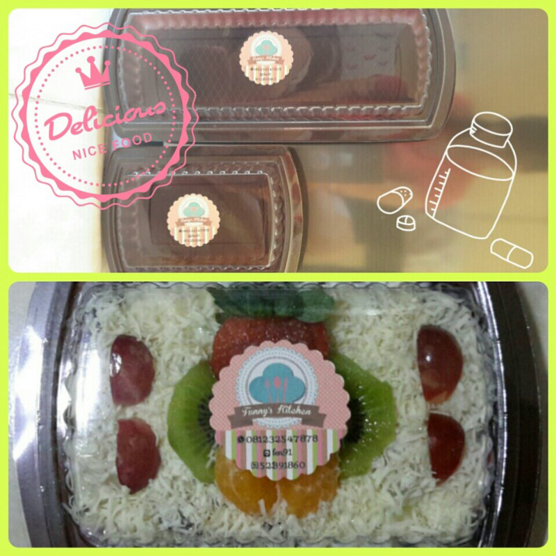 funny's kitchen -salad buah