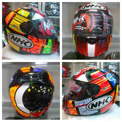  ▓▒▓▒▓ Helm NHK GP-Tech Rossi Black edition ▓▒▓▒▓