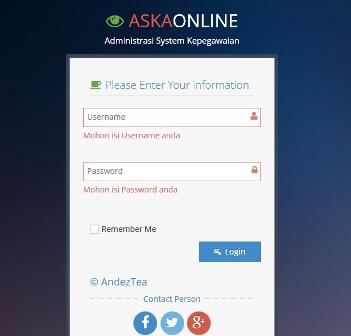 &#91;SHARE&#93; Administrasi System Kepegawaian (ASKA) berbasis web