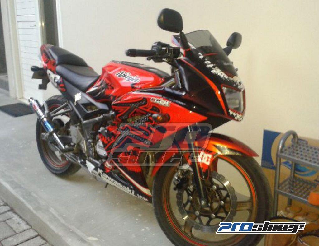 Jual Jual Decal Striping Ninja 150 RR NEW Modifikasi Full Body