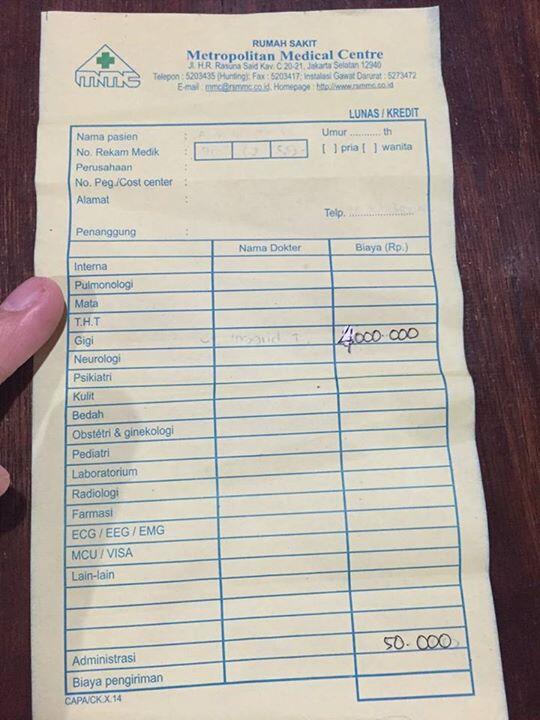 share pengalaman teman korban "Bisnis" Dokter RS MMC