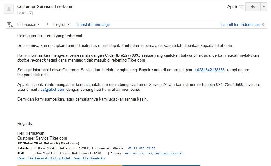Lambatnya penanganan keluhan di Tiket.com dan BCA