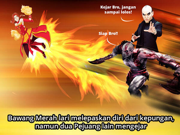 Legenda Bawang Merah dan Bawang Putih (Demen DotA Masuk - Komik Sotosop)