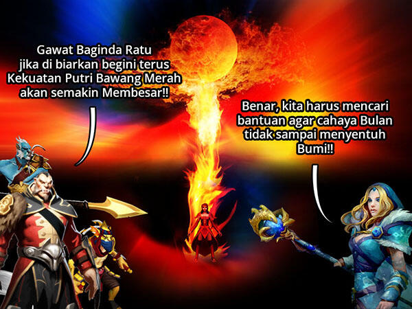 Legenda Bawang Merah dan Bawang Putih (Demen DotA Masuk - Komik Sotosop)