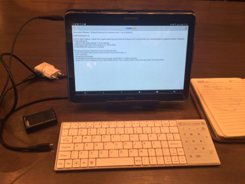 Review Bluetooth Keyboard W/ Touchpad Puwei BT8A