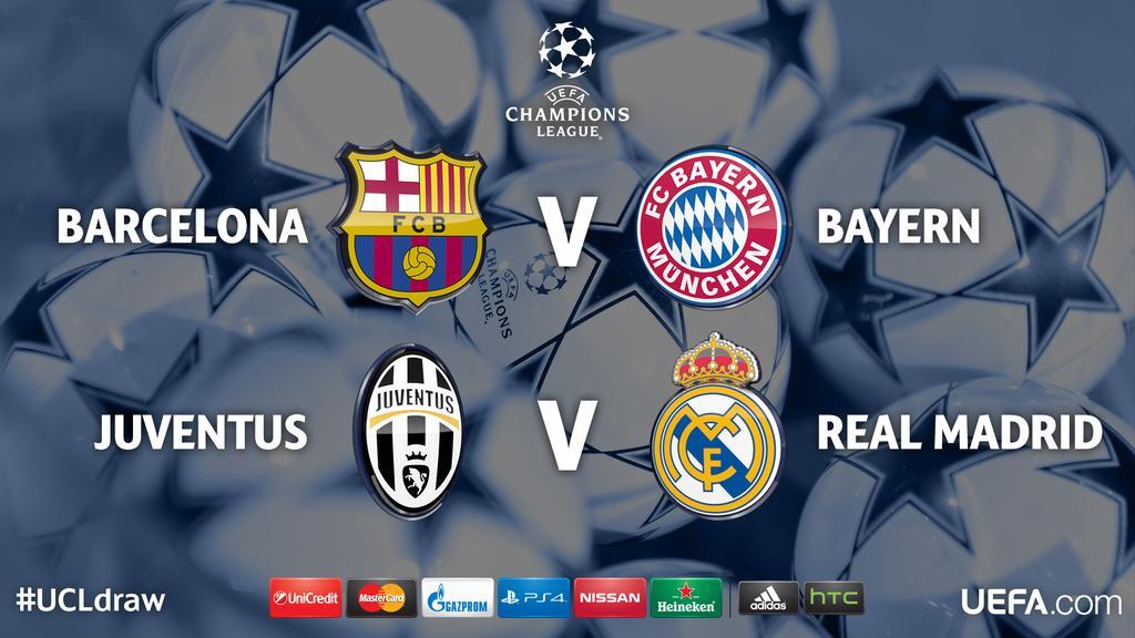 Drawing Semifinal UEFA Champions League dan Europa League 2014/15