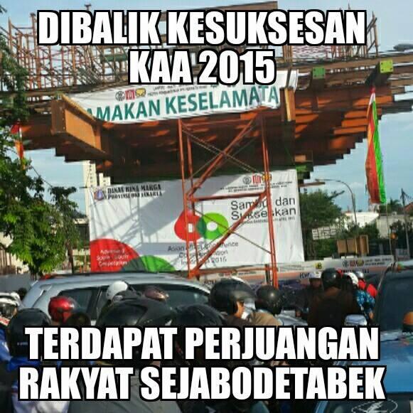 Rakyat Sejabodetabek MENDUKUNG KONFERENSI ASIA AFRIKA 2015