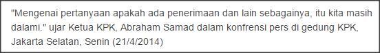 Pajak BCA, KPK Tak Temukan Gratifikasi Hadi Poernomo