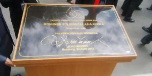 Horeeee.... Jokowi Resmikan Monumen Solidaritas..