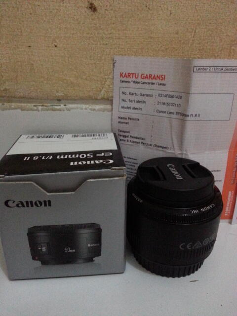 LENSA CANON 50MM NEW