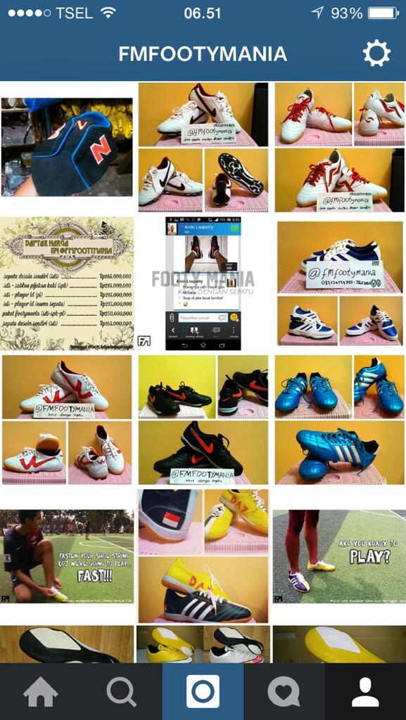 FMFootyMania: Sepatu Futsal dan Bola yang Bisa Kamu Desain Sendiri
