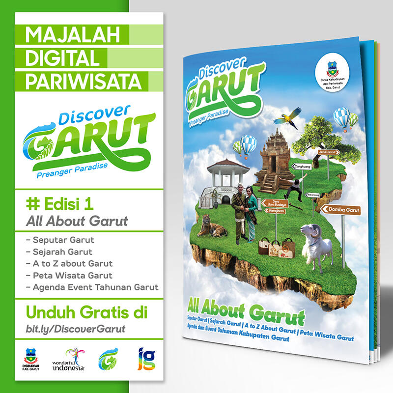 Majalah Digital Pariwisata 'Discover Garut' : Surganya Tanah Priangan.