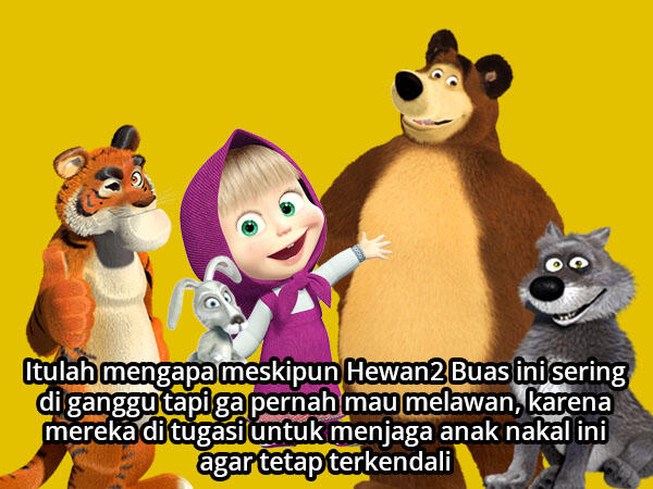 Siapa orang tua Masha &amp; the Bear? Cek faktanya disini! - Suka DotA? Masuk!!