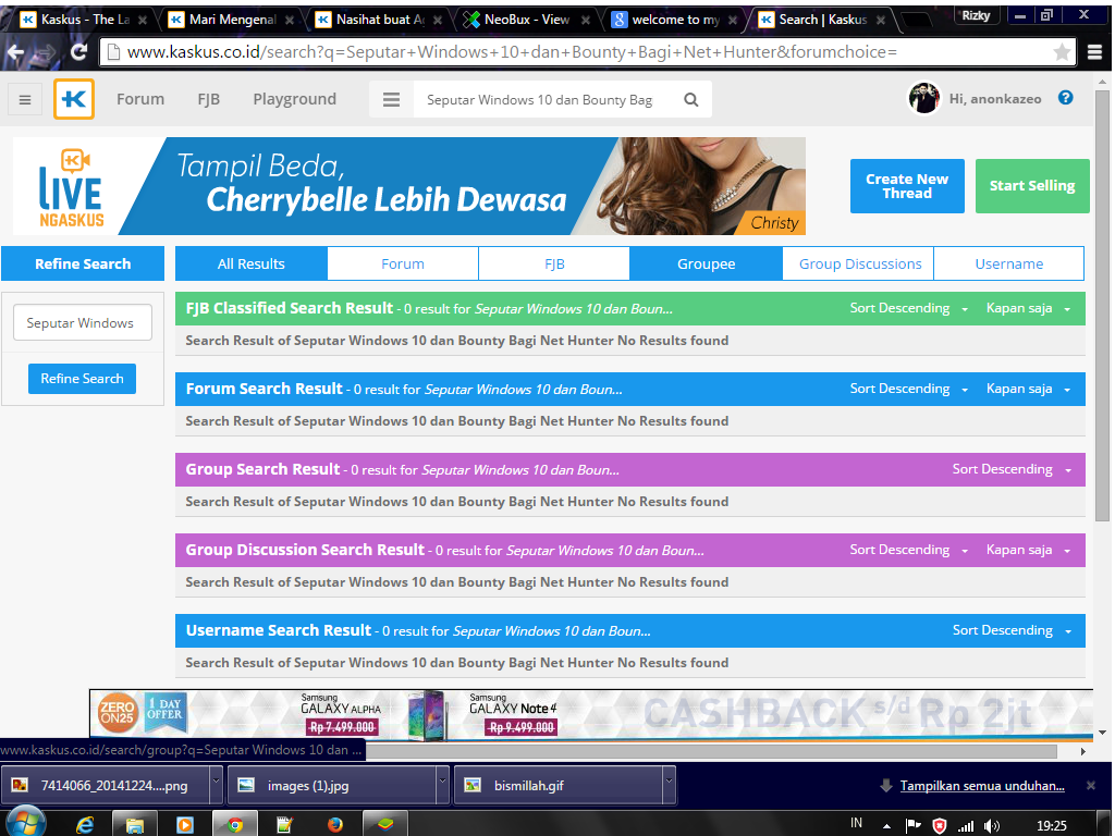 Seputar Windows 10 dan Bounty Bagi Net Hunter