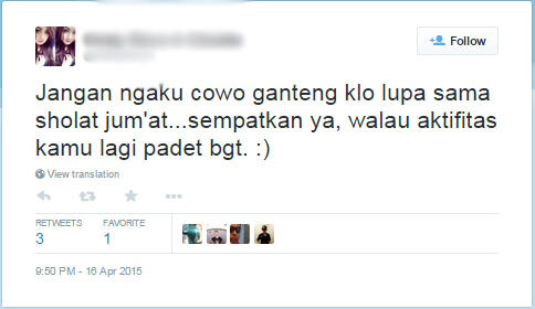FENOMENA sholat jumat bisa bikin ganteng katanya