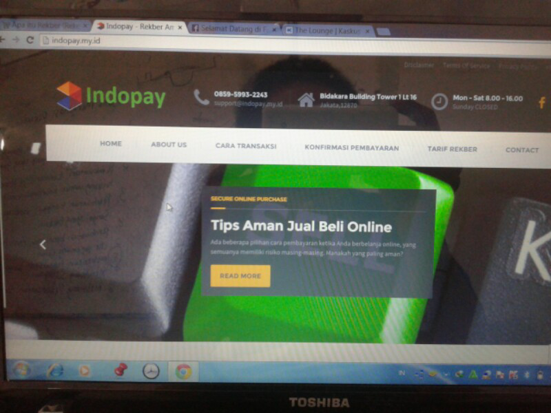 Penipuan atas nama SIGIT dan rekber INDOPAY