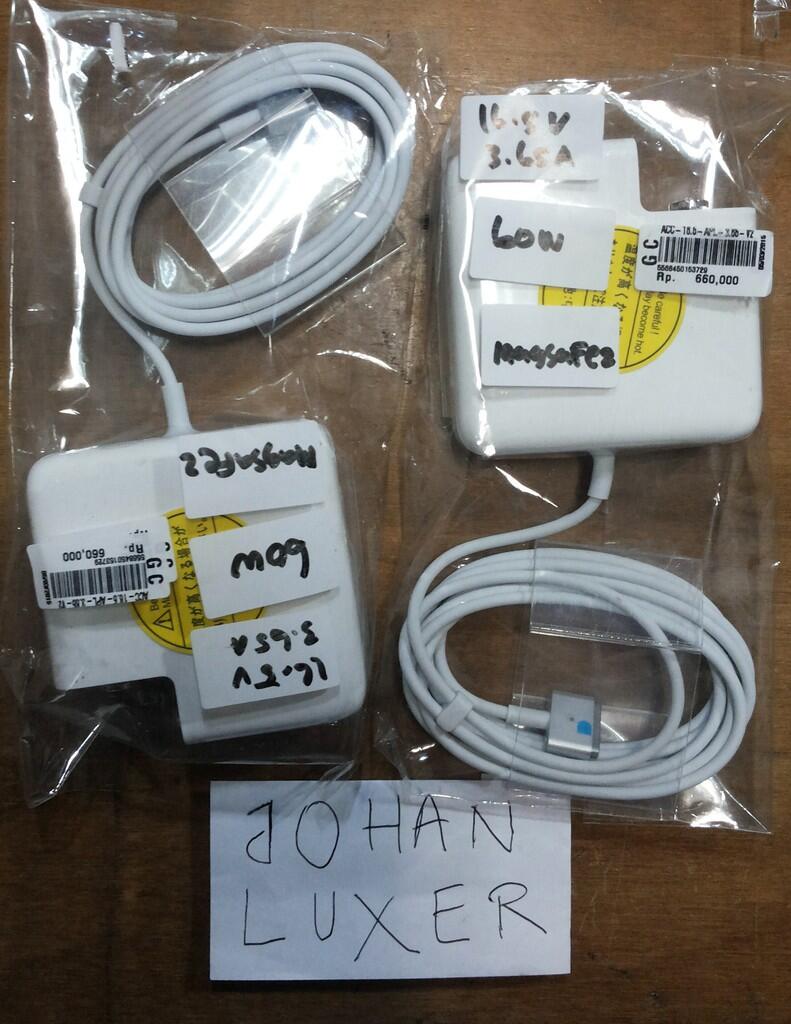 KABEL CHARGER ADAPTER ADAPTOR MACBOOK AIR PRO WHITE 11 13 15 17 " RETINA ORIGINAL 60W