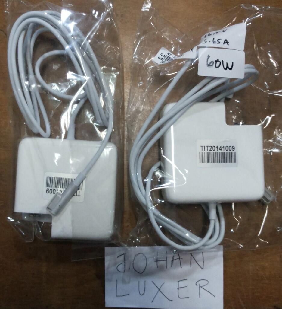 KABEL CHARGER ADAPTER ADAPTOR MACBOOK AIR PRO WHITE 11 13 15 17 " RETINA ORIGINAL 60W