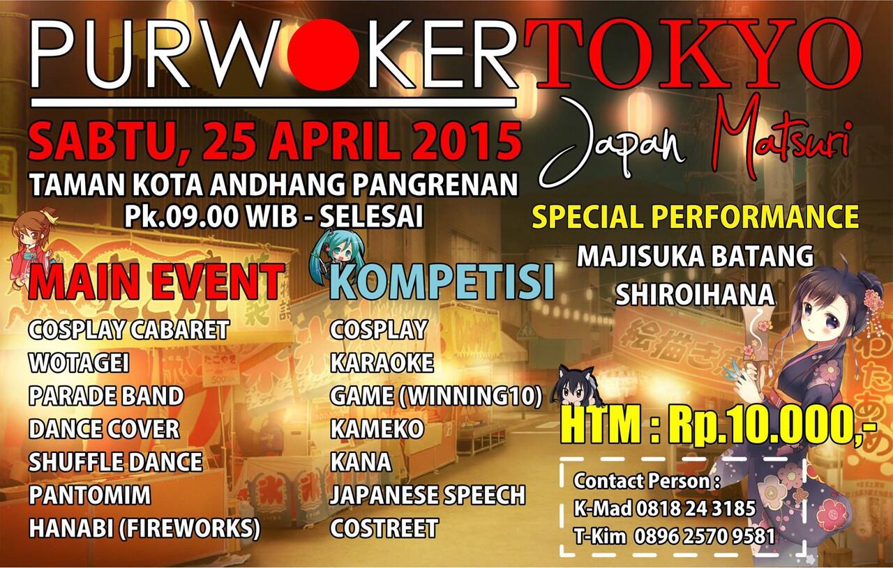 {LAPORAN} Event PurwokerTokyo Japan Matsuri 25 April 2015