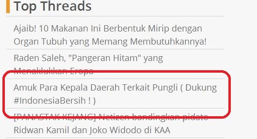 Amuk Para Kepala Daerah Terkait Pungli ( Dukung #IndonesiaBersih ! )