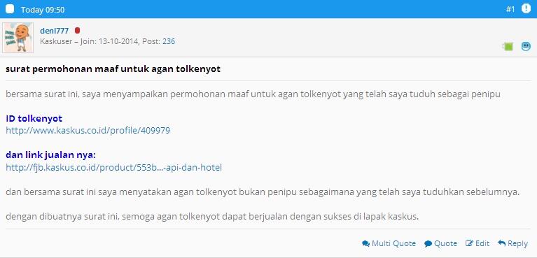 =====PENIPU TIKET ONLINE DI KASKUS TERTANGKAP BASAH=====