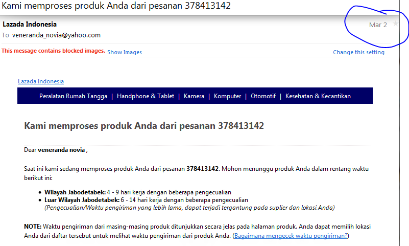 Lazada Penipuan