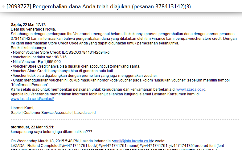Lazada Penipuan