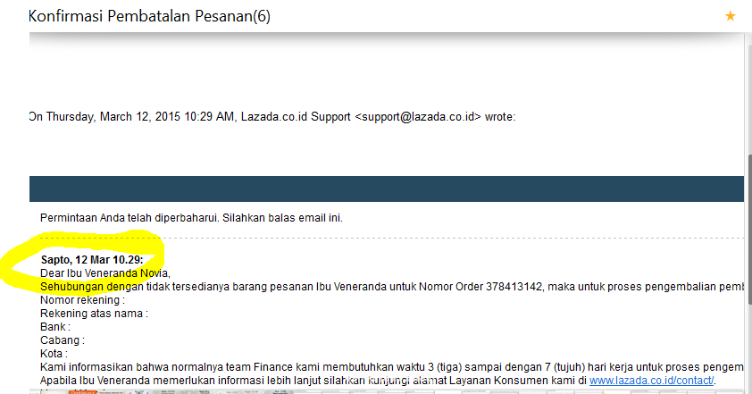Lazada Penipuan
