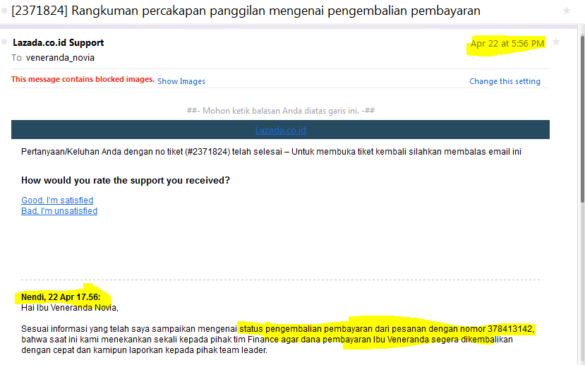 Lazada Penipuan