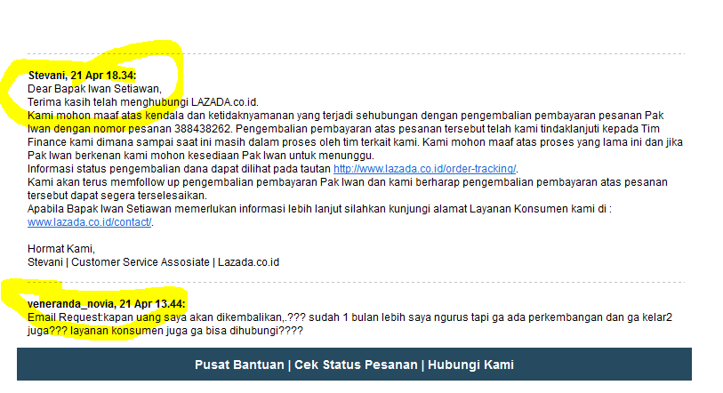 Lazada Penipuan