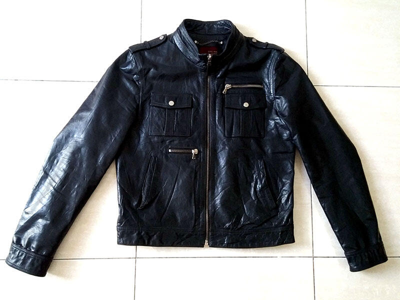 Terjual Jaket  Kulit Asli Import Leather Jacket ZARA  MAN  