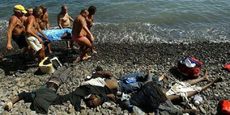 Kisah Horor Fotografer Peliput Imigran di Laut Tengah